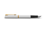 Waterman Füllfederhalter Impression Blancoer Lack Ct F Azul Caja De Regalo