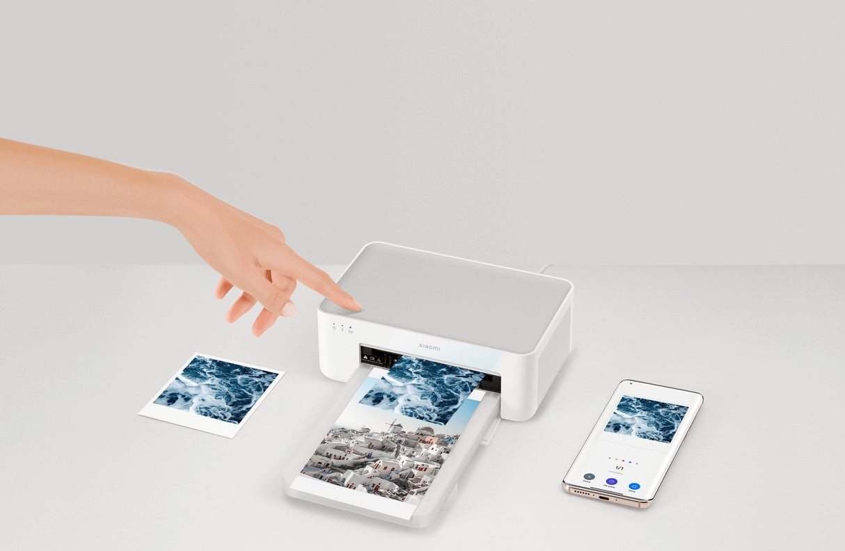 Impresora Portátil Fotográfica Xiaomi Instant Photo Printer 1s Set Blanca