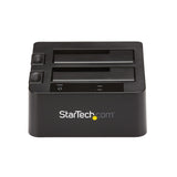 Startech.Com Base De Conexion Usb 3.1 (10gbps) Con Uas De 2 Bahias Para Disco Duro O Ssd Sata De 2,5 O 3,5 Pulgadas,2 Años