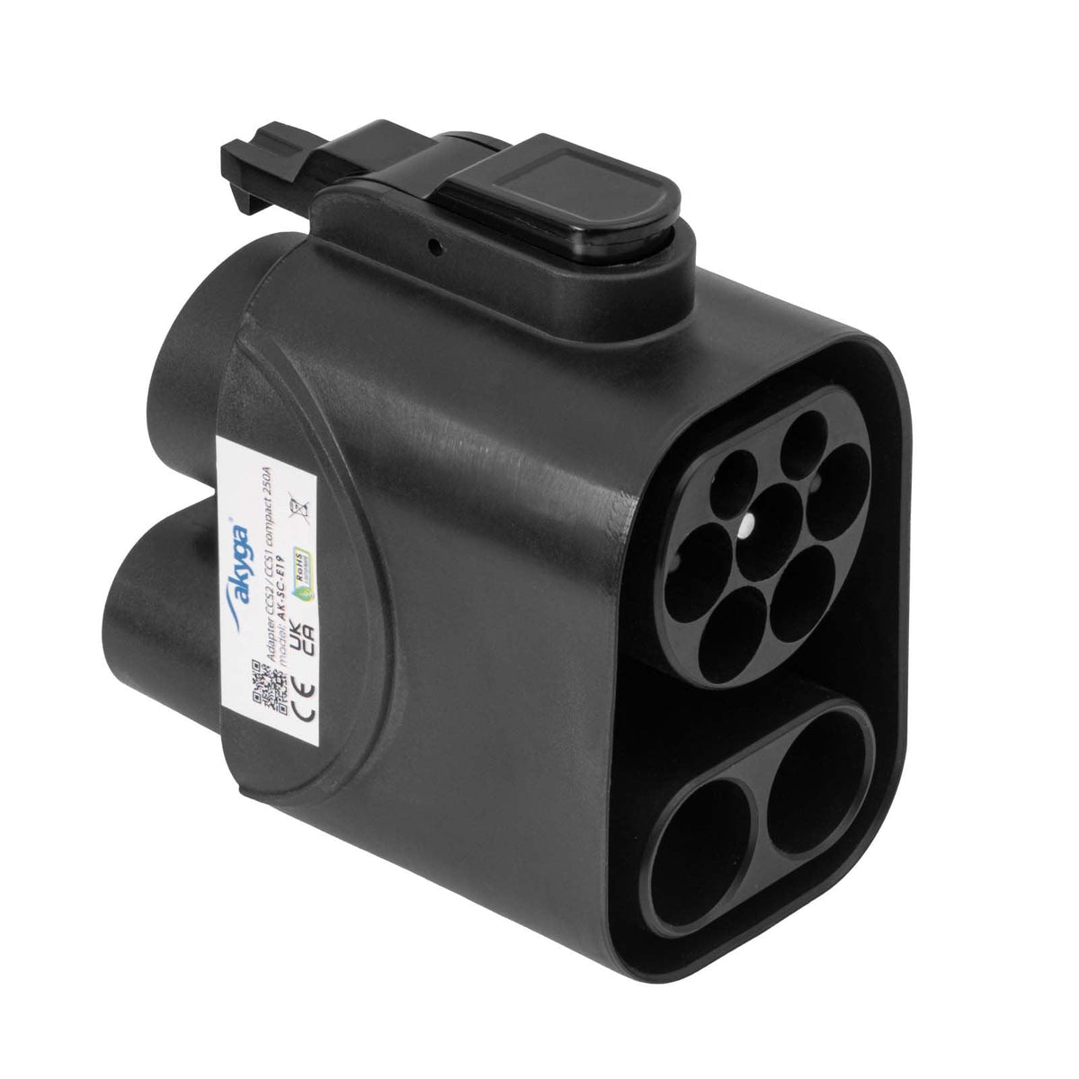Akyga Ak-Sc-E19 Ladekabel-Adapter Ccs Combo 1 Ccs Combo 2 Negro