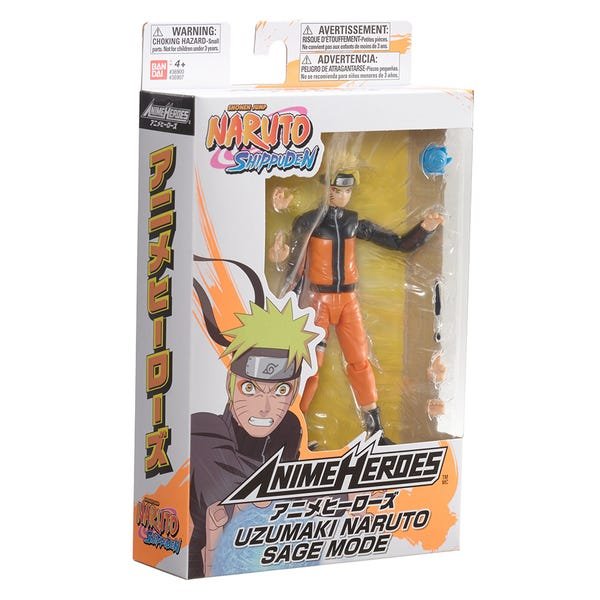 Bandai Anime Heroes Naruto - Modo Sabio De Uzumaki Naruto