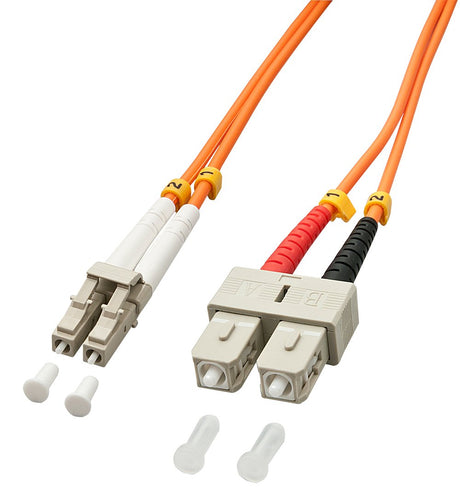 EAN 4002888469920 - Lindy 3.0m OM2 LC - SC Duplex Cable de fibra óptica e InfiniBand 3 m Naranja imagen 1