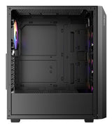Caja Semitorre Atx Antec Ax67 Rgb Con Panel De Cristal (Negro)