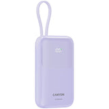 Canyon Onpower 101 - Powerbank - 10.000 Mah - Dig. Disp. - In Usb-C - Out Usb-A - Qc 3.0 Usb-C