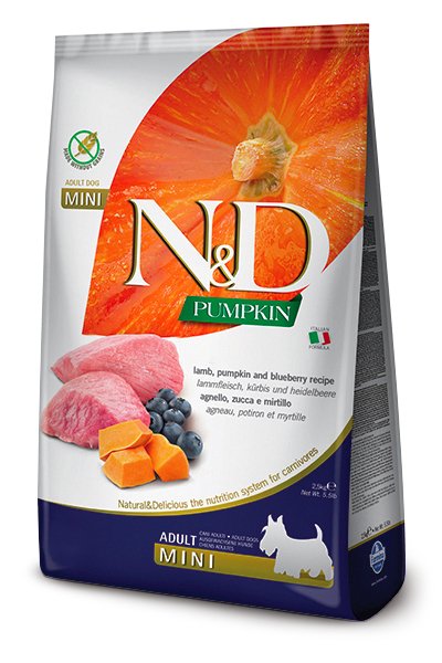 Perro Farmina N&D Pumpkin Pienso Seco Para Perros Adultos De Razas Pequeñas Con Cordero 7 Kg