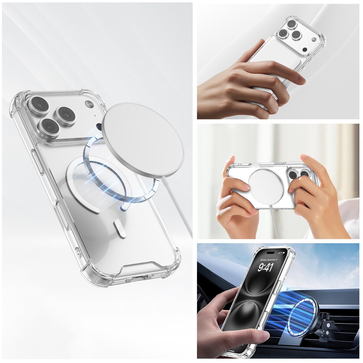 4smarts Hybrid Funda Ibiza Para Apple Iphone 17 Pro Max Magsafe-Kompatibel