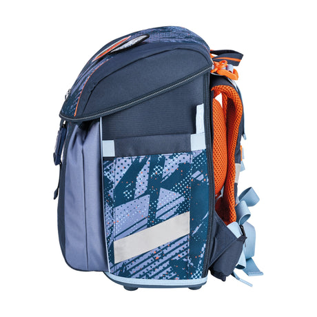 EAN 4008110396347 - Herlitz FiloActive XL Plus TechMech juego de mochila escolar Niño Poliéster Azul, Naranja imagen 8