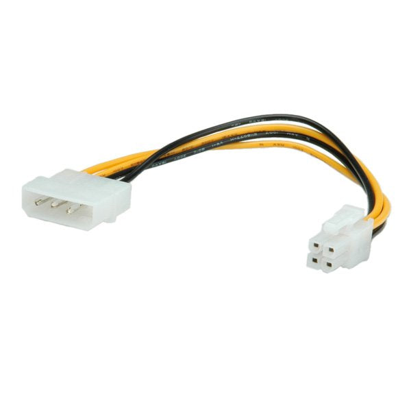 Roline Internes Power Cable, 4pol. Hdd   Atx12v-P4 4-Polig Power, 0,15 M