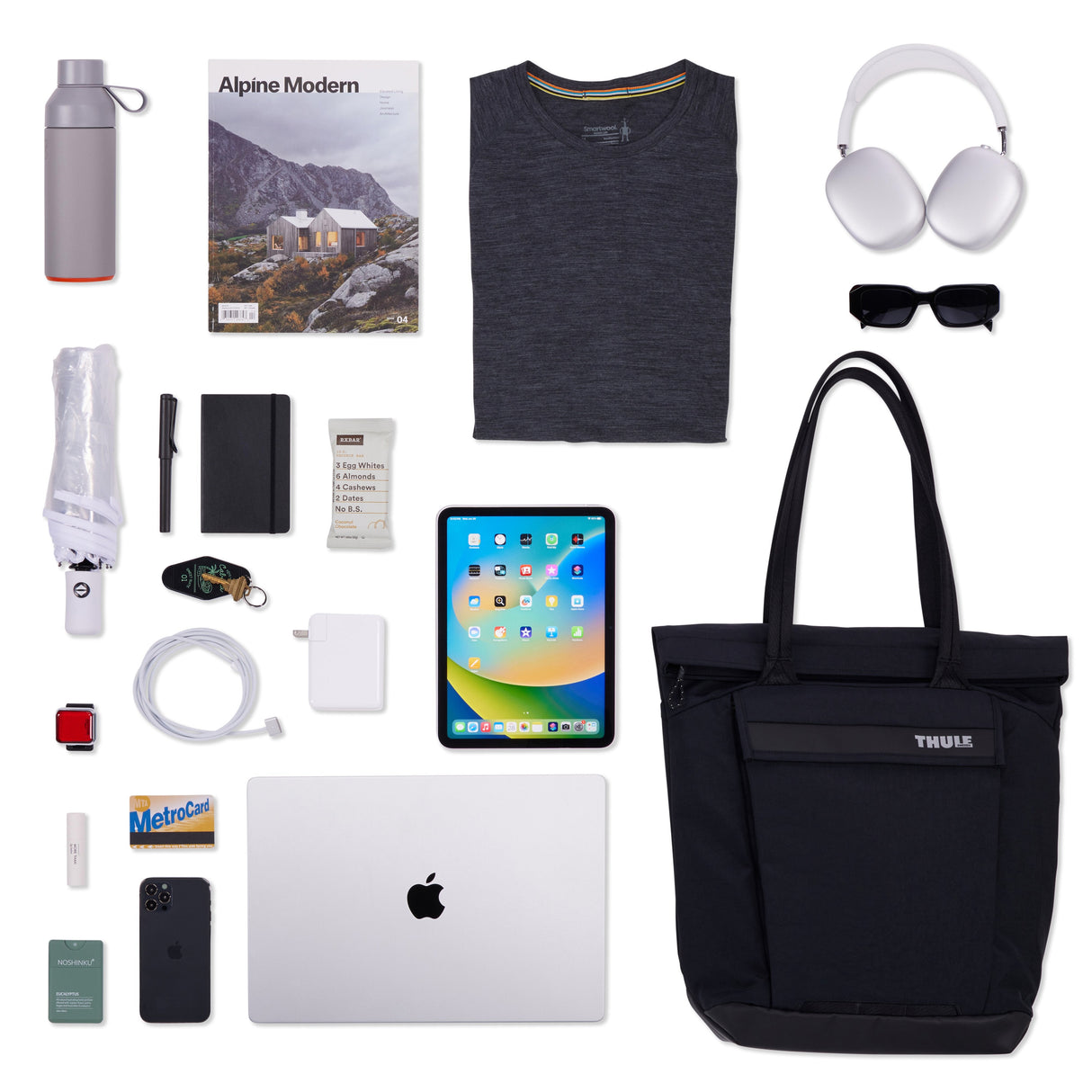 Thule Paramount Paratb3116 Black Poliéster Negro Unisex Bolso Grande