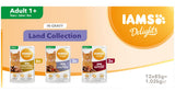 Iams Delights Land Collection In Gravy Box  Comida Húmeda Para Gato  12x85g