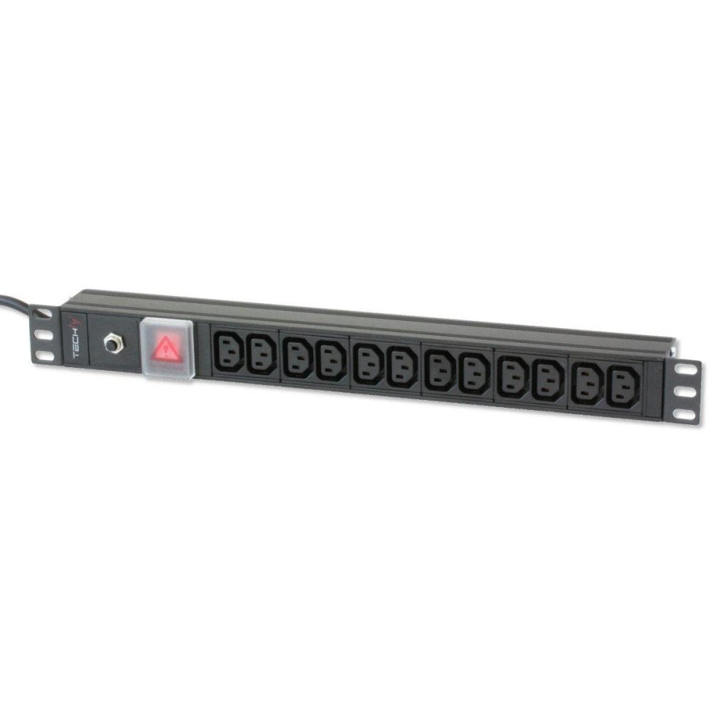 EAN 8054529023776 - Techly 023776 base múltiple 2 m 12 salidas AC Interior Negro imagen 1