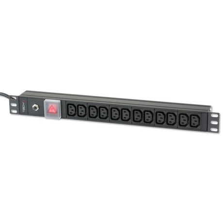 EAN 8054529023776 - Techly 023776 base múltiple 2 m 12 salidas AC Interior Negro imagen 1