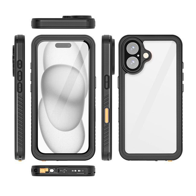 Funda 360 Avant / Trasera Etanche Ip68 Et Reforzada *Drop Test 2m* Para Apple Iphone 16 Plus - Eiger®