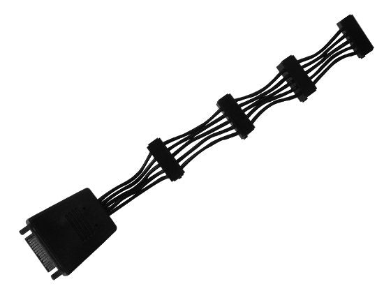Silverstone Cp06-E4 Cable Sata-Power Para 4 Discos