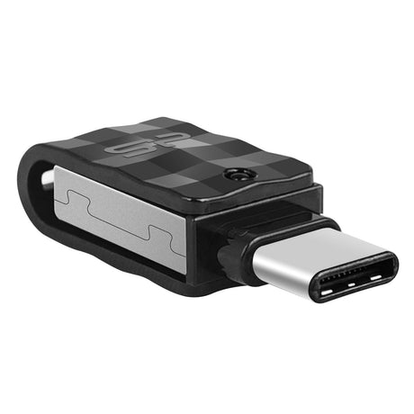 EAN 4712702655957 - Silicon Power Mobile C31 unidad flash USB 64 GB USB Type-A / USB Type-C 3.2 Gen 1 (3.1 Gen 1) Negro, Plat imagen 4