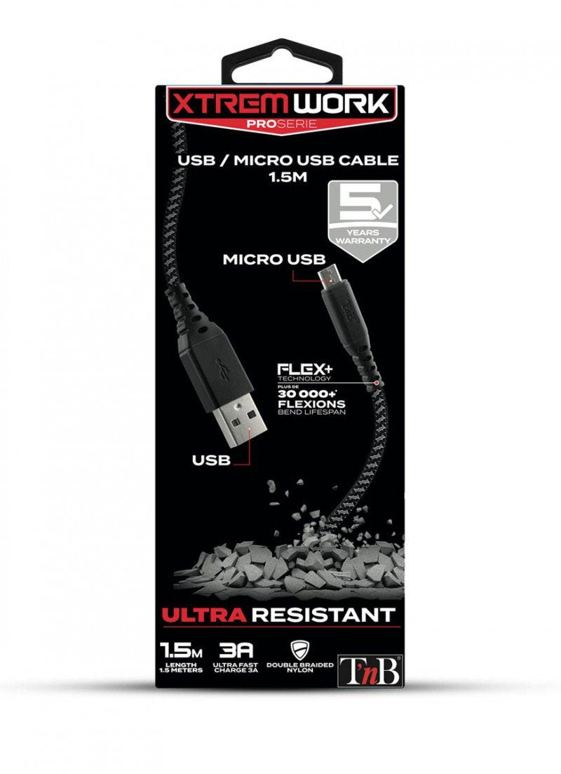 Câble Usb A Vers Micro-Usb Xtremwork - 1.5m