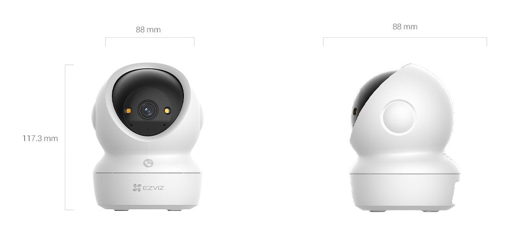 EAN 6941545642147 - EZVIZ H6c G1 3K Esférico Cámara de seguridad IP Interior 2880 x 1620 Pixeles Techo/Pared/Escritorio imagen 8