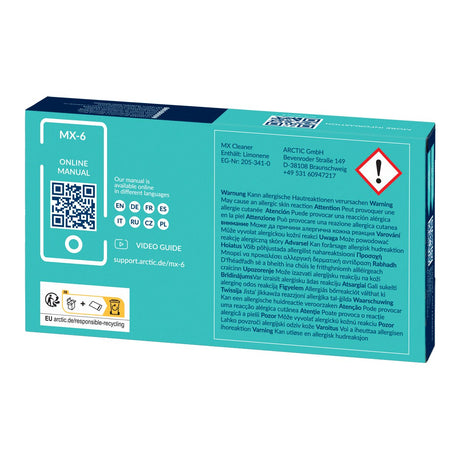 EAN 0840033401753 - ARCTIC MX-6 compuesto disipador de calor Pasta térmica 4 g imagen 3