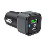 Nevox 30w Usb-C + Usb Qc 3.0 48w Kfz-LadegerT Schwarz