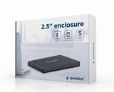 EAN 8716309102537 - Gembird EE2-U3S-3 caja para disco duro externo Caja de disco duro (HDD) Negro 2.5" imagen 1