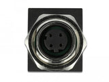 Adaptador De Red Delock M12 De 4 S Con Codificación D Hembra A Rj45 Hembra