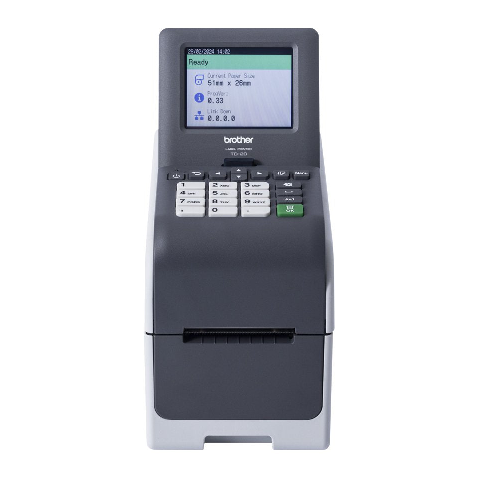 EAN 4977766834759 - Brother TD-2320DSA203 impresora de etiquetas Térmica directa 203 x 203 DPI 152 mm/s Alámbrico Ethernet imagen 1