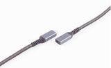 Shiverpeaks Usb-C Ladecable 3.2 90° 100w Pd Textil 1m