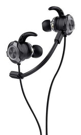 Auricular De Boton Gaming Gxt 406 Pine Multiplataforma Negro Trust Estuche Protector/ Micrófono De Brazo Extraible