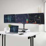 EAN 0065030902038 - StarTech.com 3MP2AG-MONITOR-ARM soporte para monitor 68,6 cm (27") Negro imagen 12