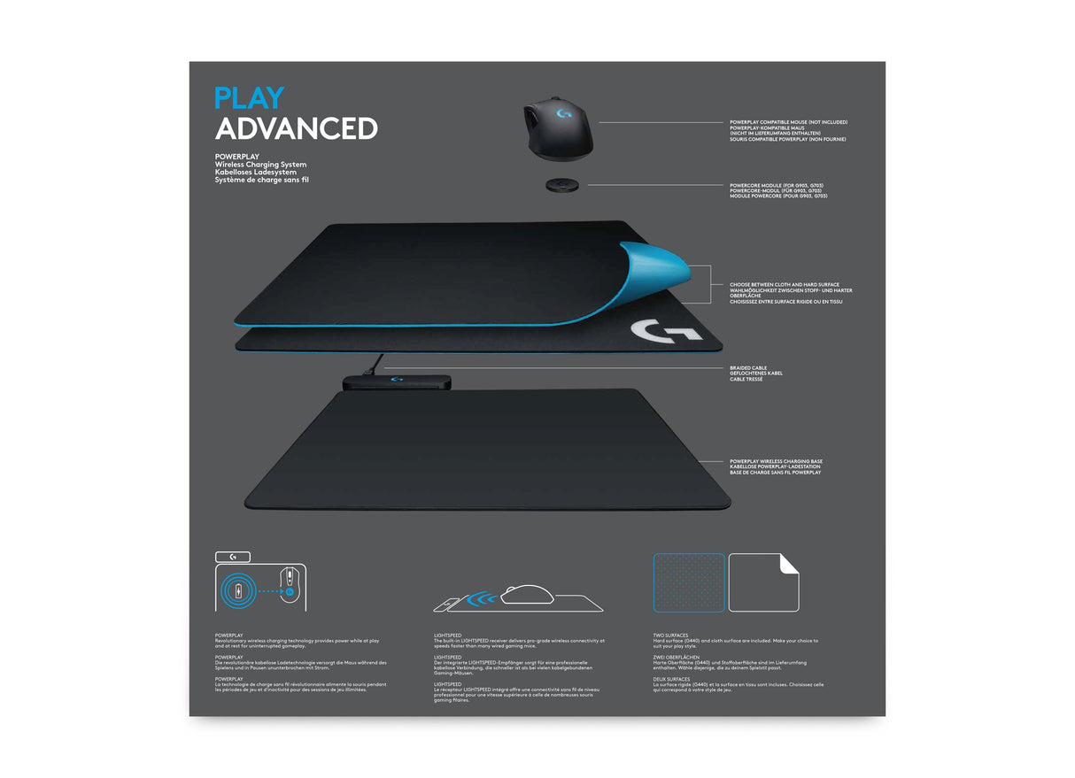 EAN 5099206074576 - Logitech G 943-000110 alfombrilla para ratón Alfombrilla de ratón para juegos Negro imagen 15