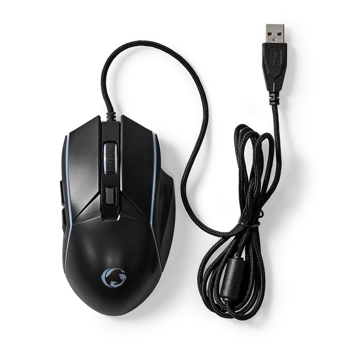 Nedis Ratn Gaming Cable 1,5m  Dpi Ajustable Botones: 6 Programables Led