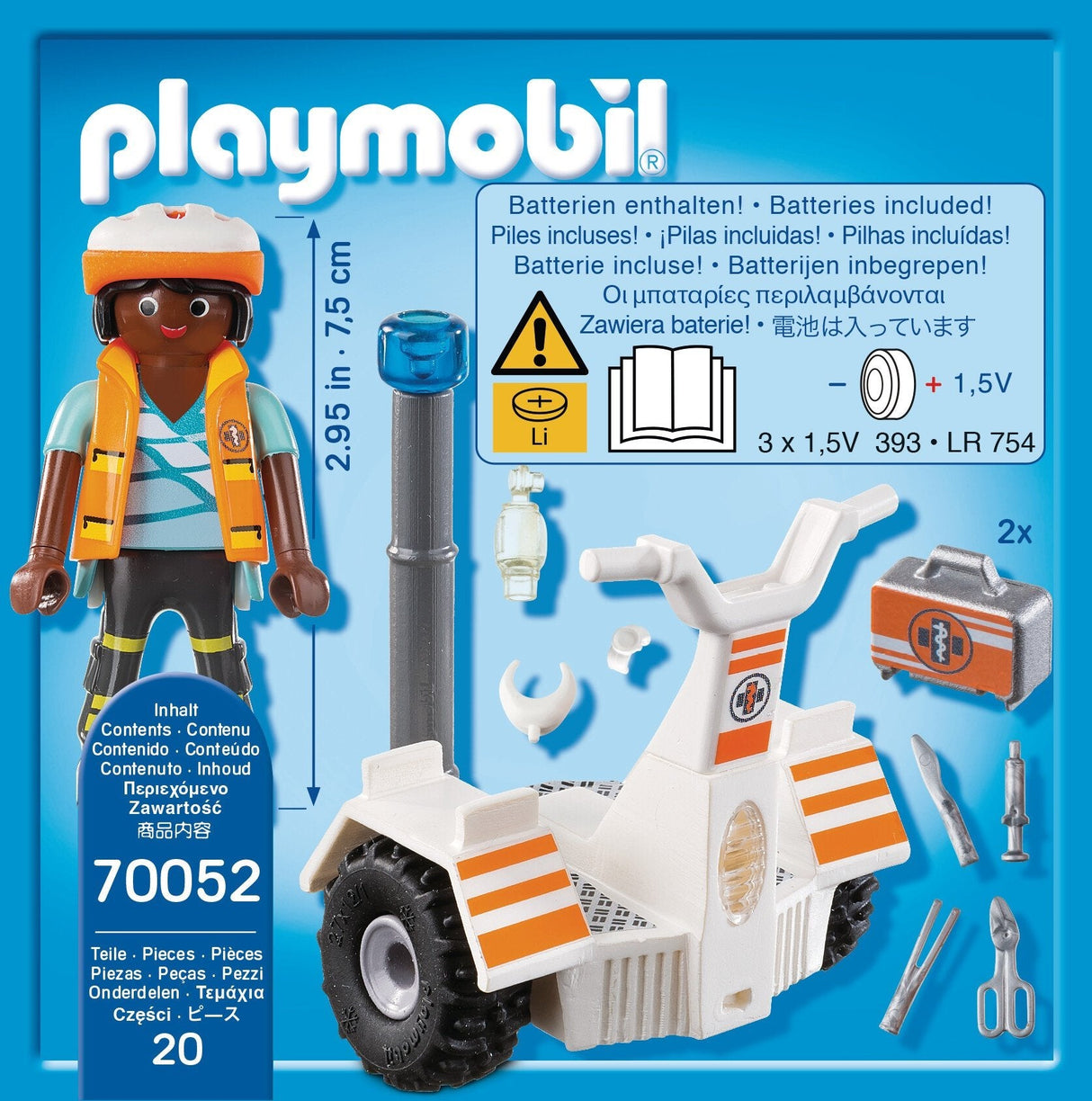 Playmobil 70052 Primeros Auxilios Y Segway