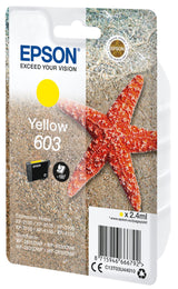 Cartucho Original Epson 603 Amarillo - C13t03u44010 Ml-2.4pag-130