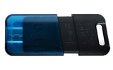 EAN 0740617330601 - Kingston Technology DataTraveler 80 M unidad flash USB 128 GB USB Tipo C 3.2 Gen 1 (3.1 Gen 1) Negro, Azu imagen 3