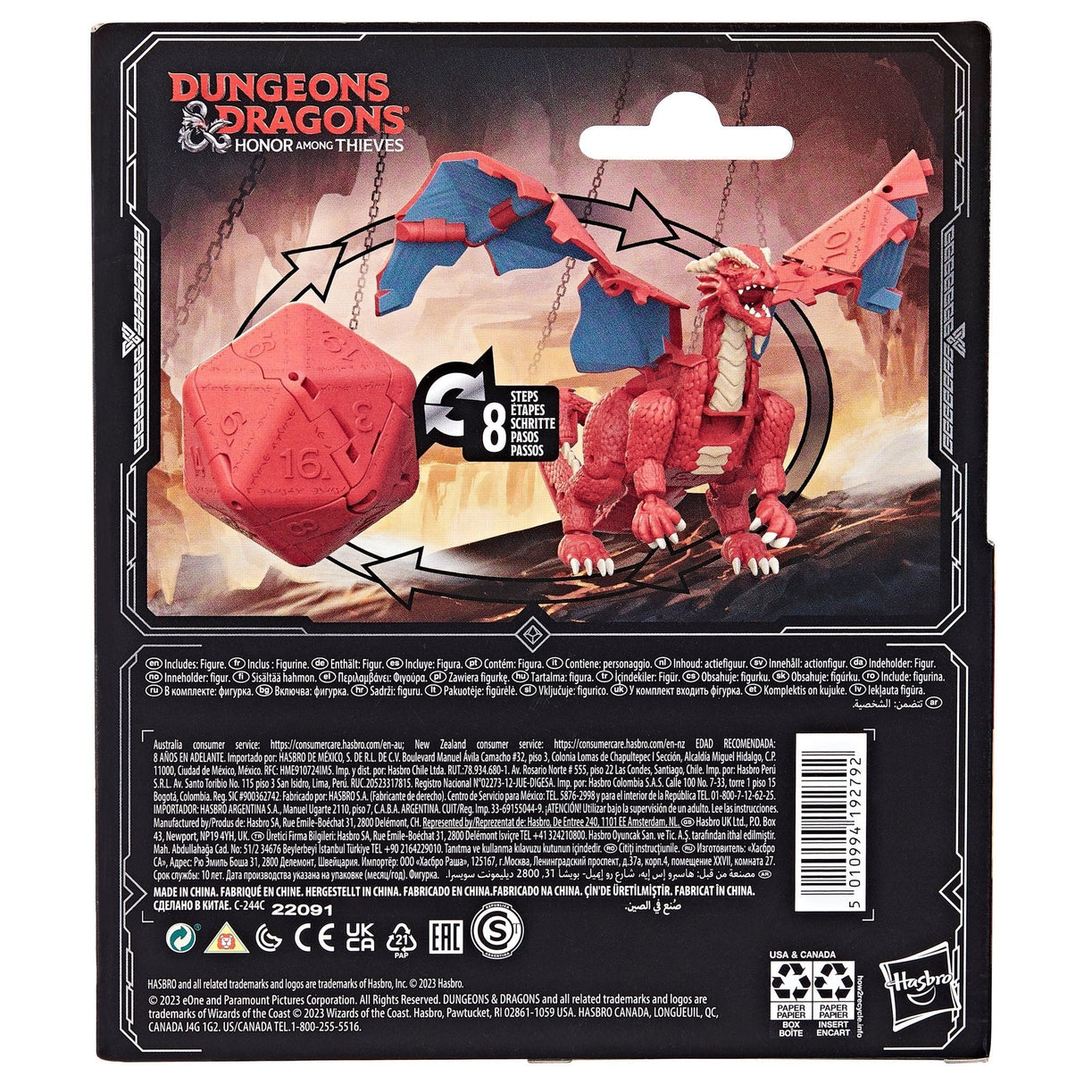 Figura Hasbro Dicelings Dungeons & Dragons : Honor Among Thieves Red Dragon