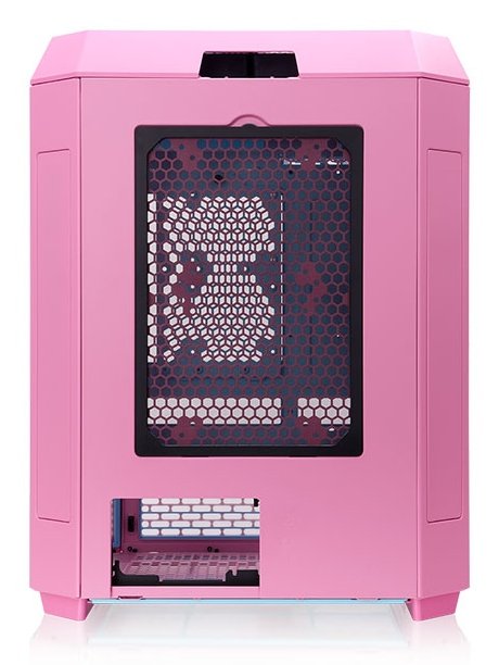Cajas  Pc Thermaltake Ca-1z1-00mawn-00, Rosa Neón