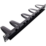 Inline 19110w Organizador De Cables 5 Plastic Brackets Removable, Ral 9005, Negro