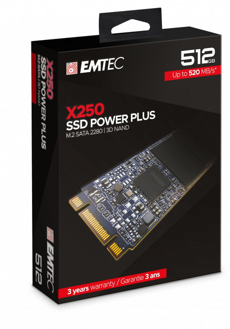 EAN 3126170170484 - Emtec X250 512 GB M.2 Serial ATA III 3D NAND imagen 5