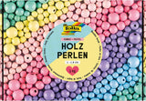 Folia Holzperlen Pastel Multicolor