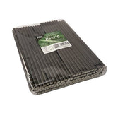 Papstar Strohhalme Pure Negro - 100 Unidades