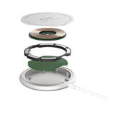 Magspot Wireless Charger Aluminiowa Ladowarka Indukcyjna Magsafe 15w Srebrna