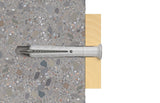 Caja 100 Tacos Clavo+Tornillo N Ø5x50mm/25 S 50352 Fischer