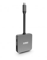 EAN 3760170857930 - Urban Factory HUBEE LIGHT USB 3.2 Gen 1 (3.1 Gen 1) Type-C Gris imagen 3
