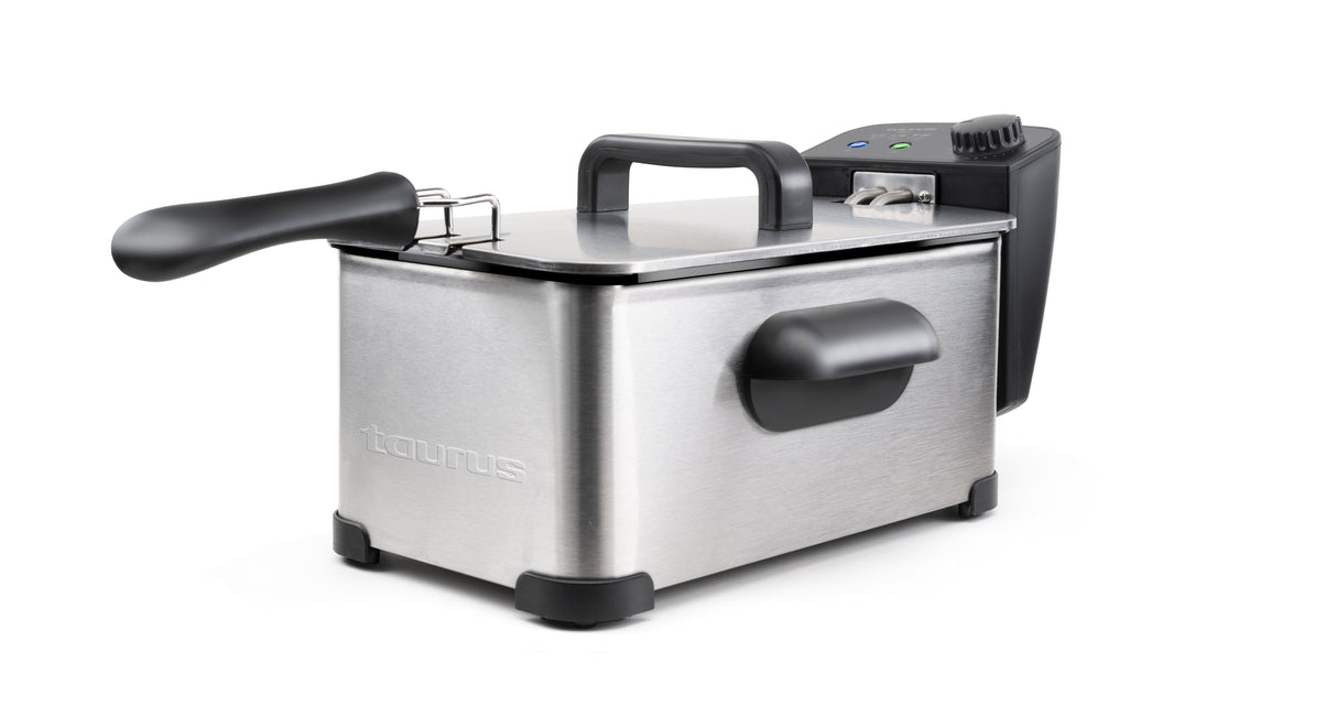 EAN 8414234739674 - Taurus Fry 3 Sencillo 3 L Independiente 2000 W Freidora Acero inoxidable imagen 1