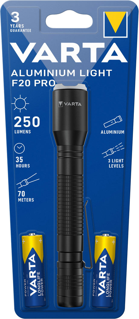 EAN 4008496056446 - Varta Aluminium Light F20 Pro Aluminio Linterna de mano LED imagen 2