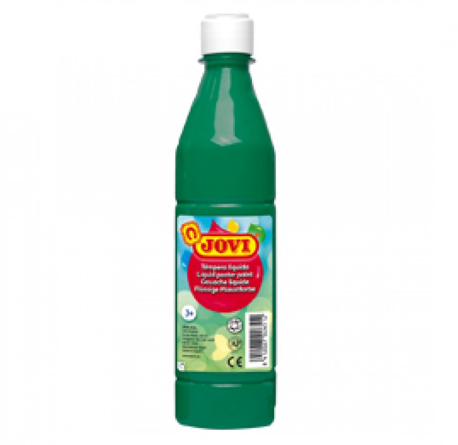 Jovi Témpera Líquida School Botella De 500ml Verde Oscuro