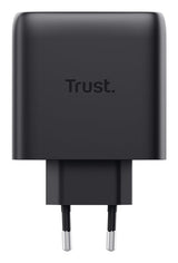 Cargador De Pared Gan Trust Maxo 65w 26067 3xusb Tipo-C 1xusb Incluye Cable Usb Tipo-C 65w