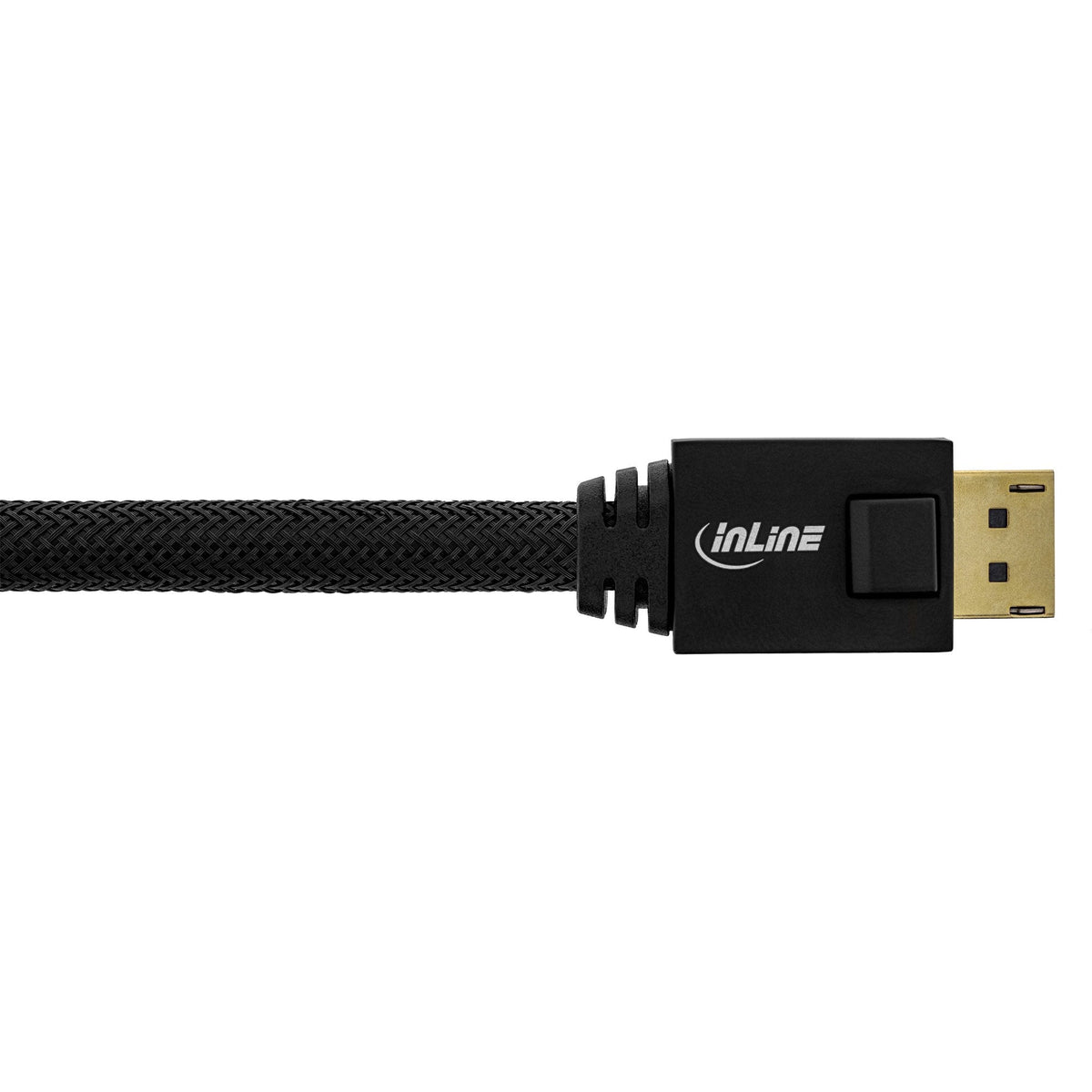 Cable Activo Inline Displayport, Negro, Contactos Dorados, 20 M