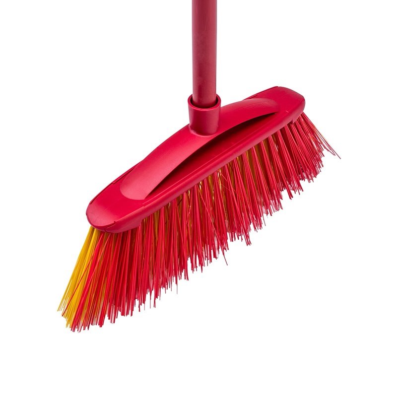 EAN 4023103105140 - Vileda 4023103105140 escoba Exterior Cerda dura Rojo, Amarillo imagen 2