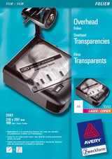 Avery Zweckform Laserfolien 3552 Glatt, 100 Unidades